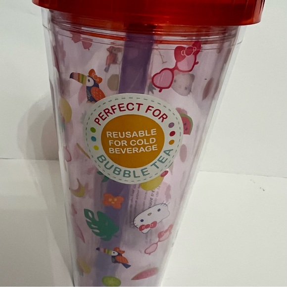 Hello Kitty Reusable Tumbler Perfect for Bubble Tea - Picture 7 of 9
